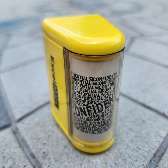 ExcelMark Rolling Identity Theft Guard Stamp & Refill Ink Pack Set - Picture 13 of 13